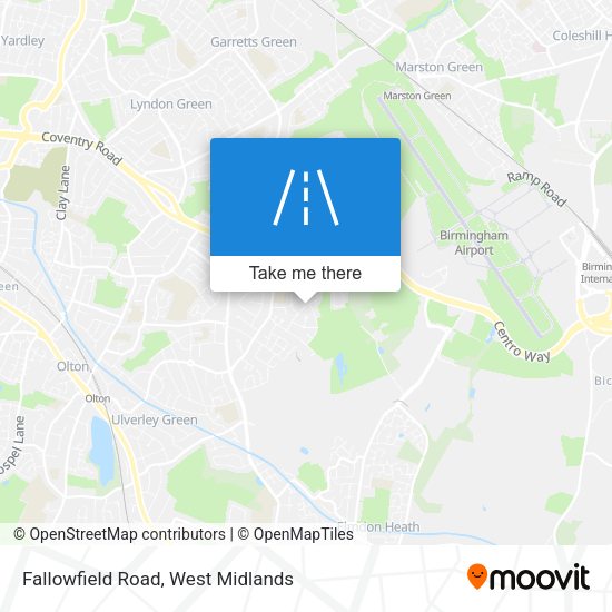 Fallowfield Road map