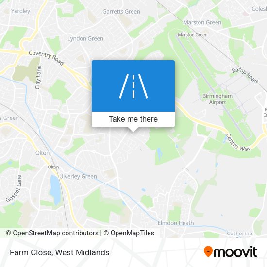 Farm Close map