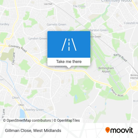 Gillman Close map