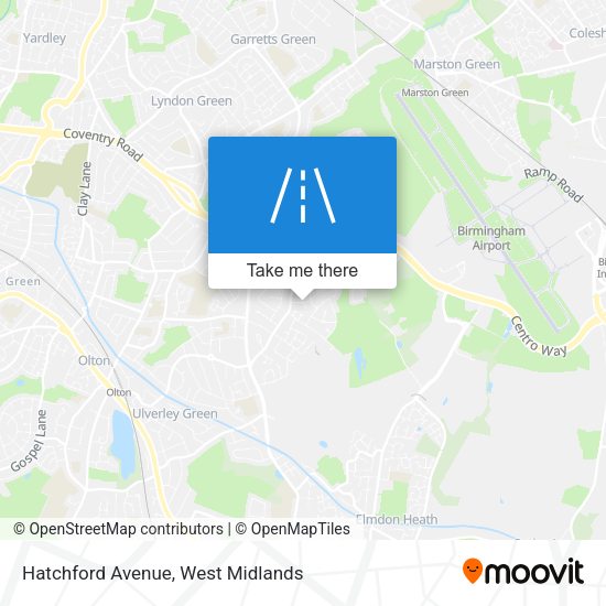 Hatchford Avenue map