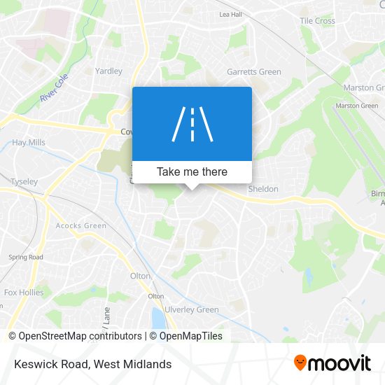 Keswick Road map
