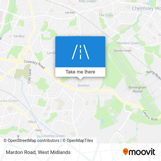 Mardon Road map