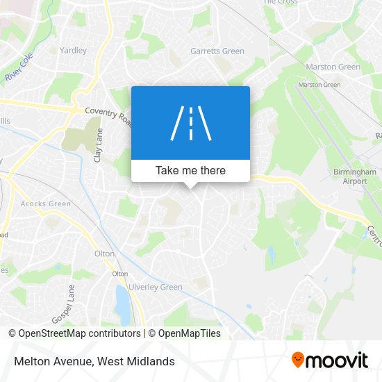 Melton Avenue map