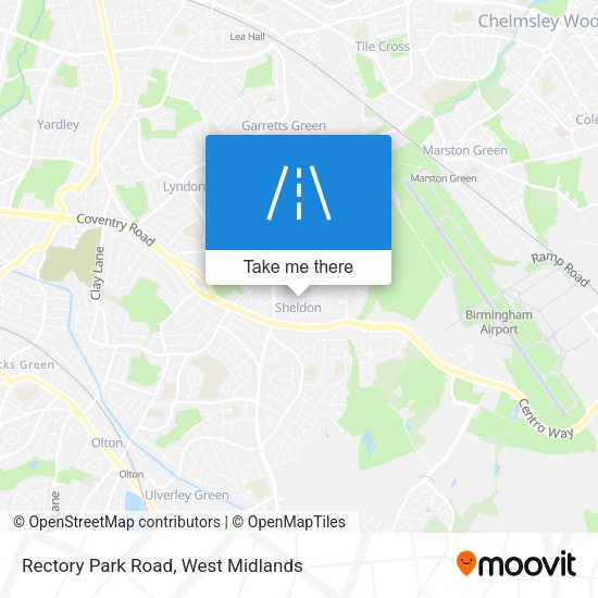 Rectory Park Road map