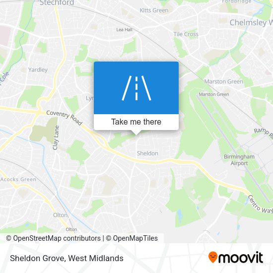 Sheldon Grove map