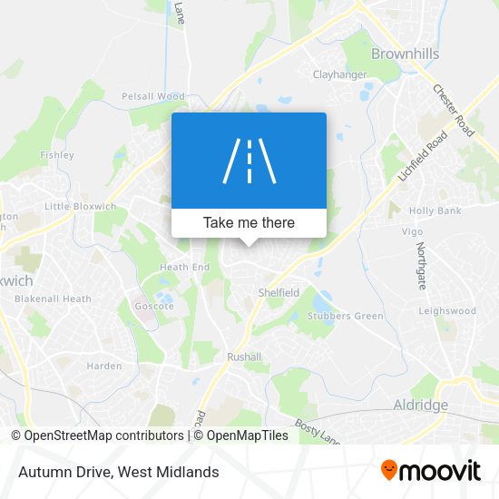 Autumn Drive map