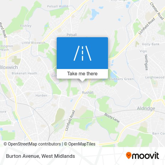 Burton Avenue map
