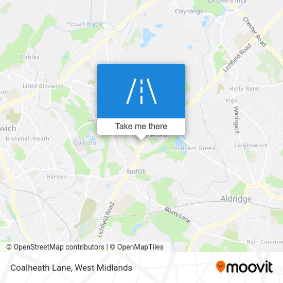 Coalheath Lane map