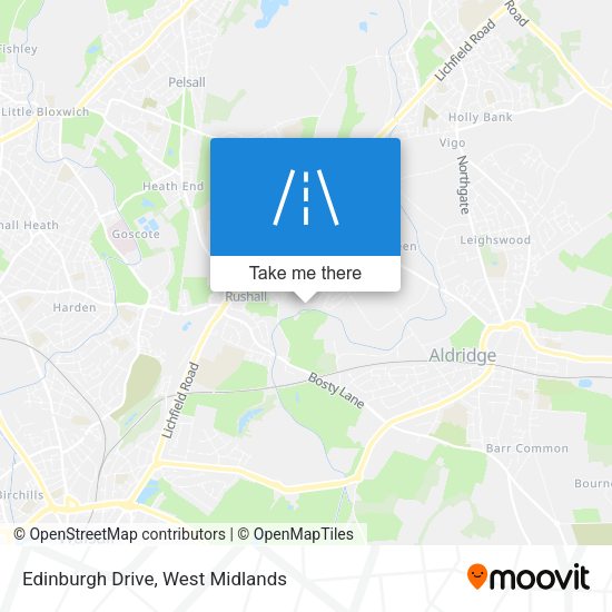 Edinburgh Drive map