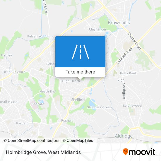 Holmbridge Grove map