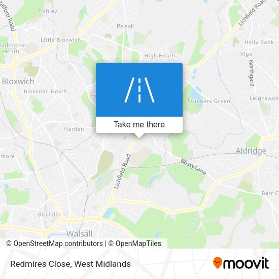 Redmires Close map