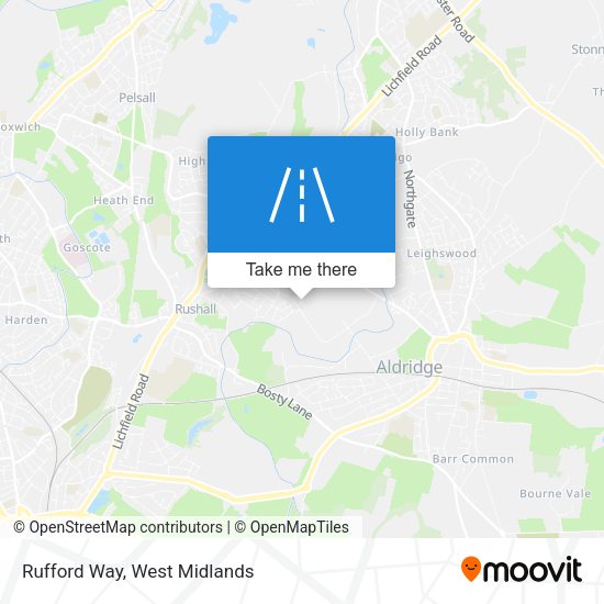 Rufford Way map