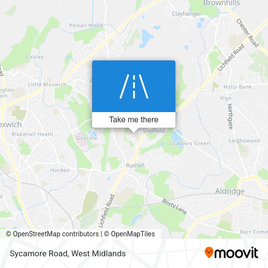 Sycamore Road map
