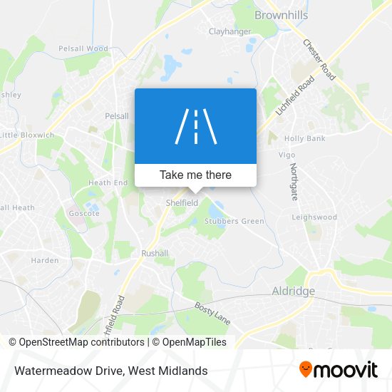 Watermeadow Drive map