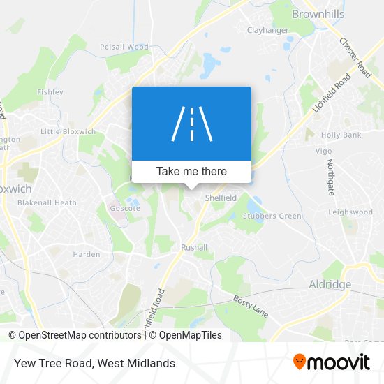 Yew Tree Road map