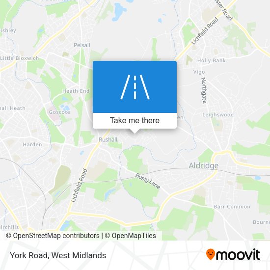 York Road map
