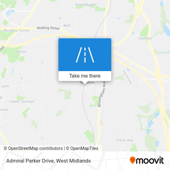 Admiral Parker Drive map
