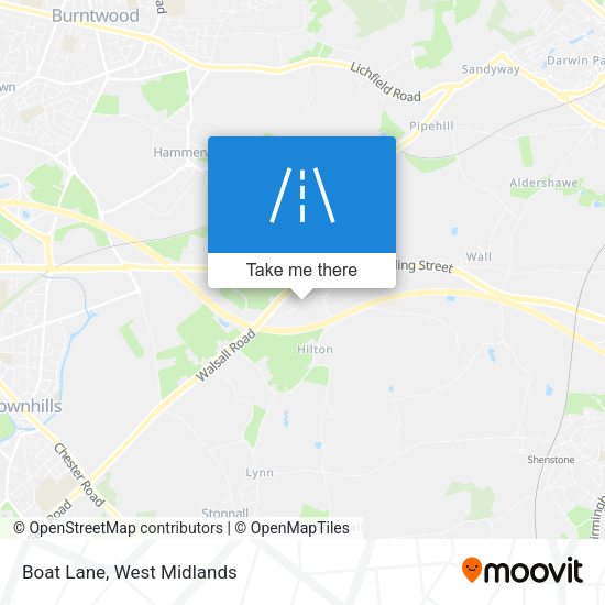 Boat Lane map
