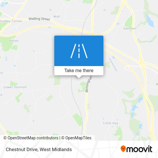 Chestnut Drive map