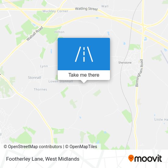 Footherley Lane map