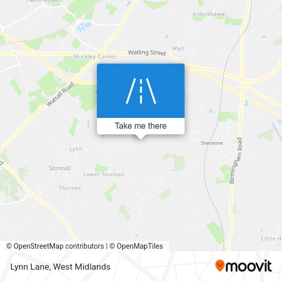 Lynn Lane map