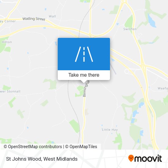 St Johns Wood map