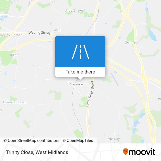 Trinity Close map