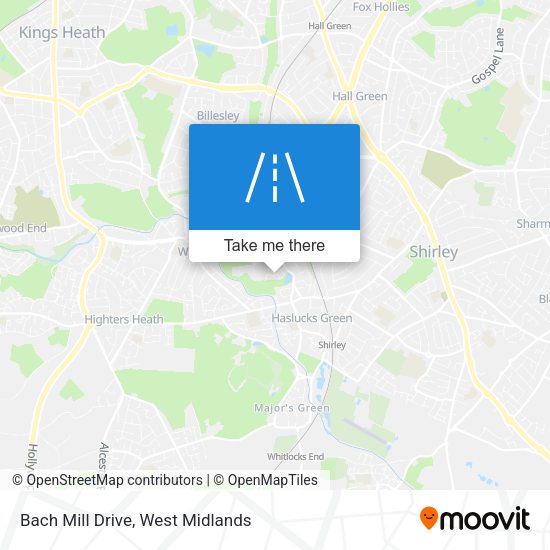 Bach Mill Drive map