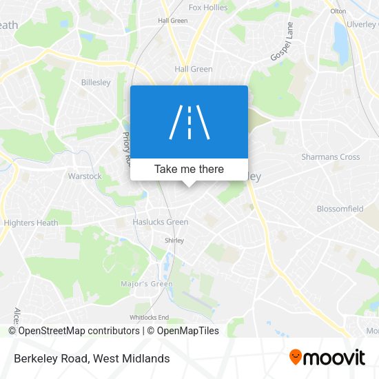 Berkeley Road map