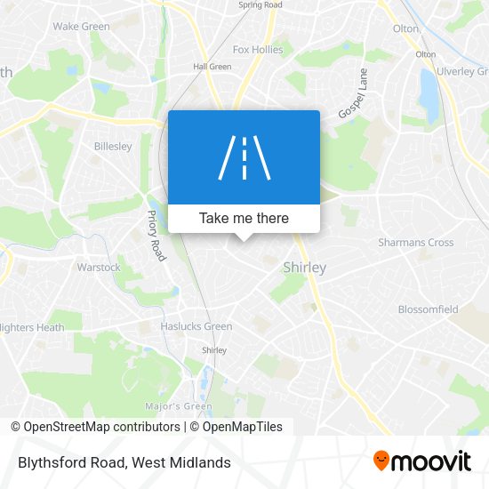 Blythsford Road map