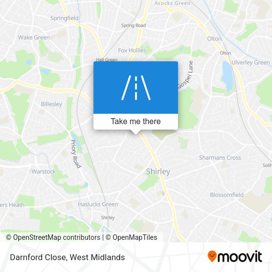 Darnford Close map