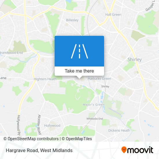 Hargrave Road map