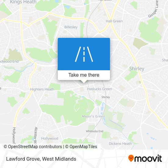 Lawford Grove map