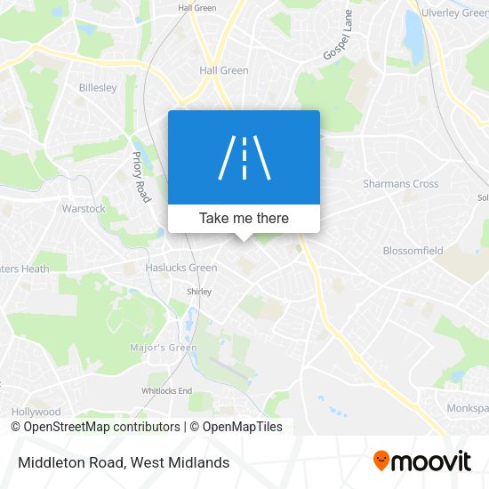Middleton Road map