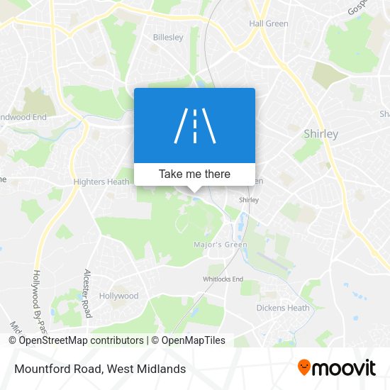 Mountford Road map