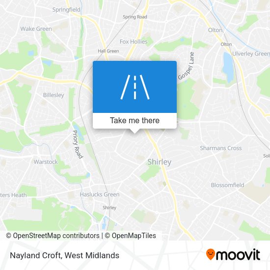 Nayland Croft map