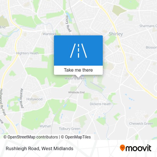 Rushleigh Road map