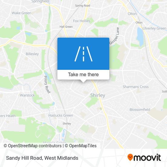 Sandy Hill Road map