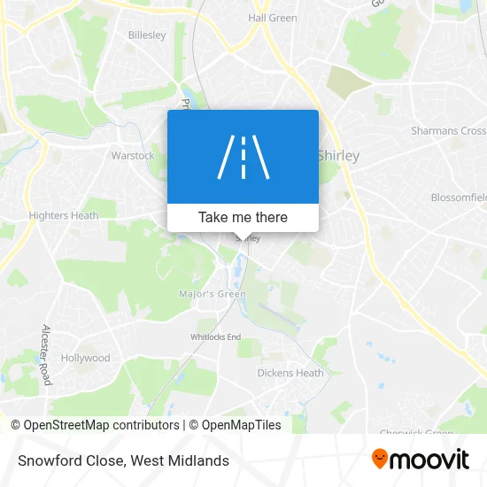 Snowford Close map