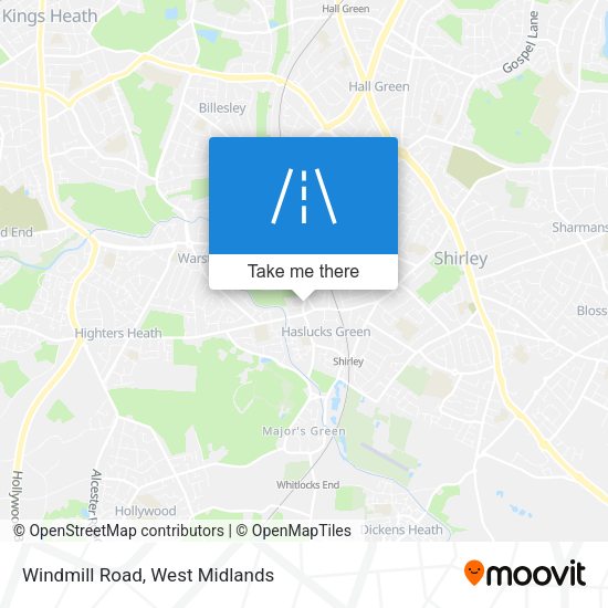 Windmill Road map