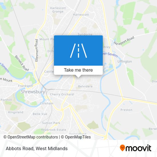Abbots Road map