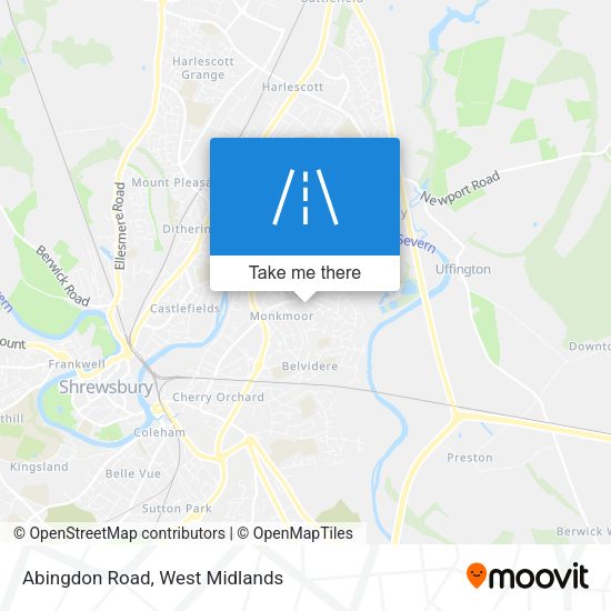 Abingdon Road map