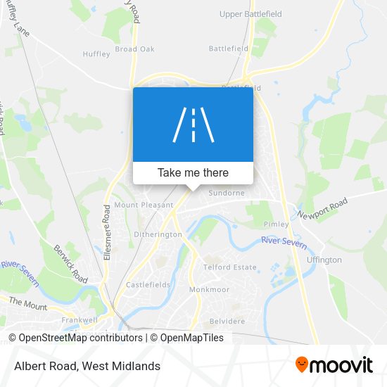 Albert Road map
