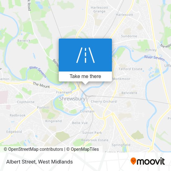 Albert Street map