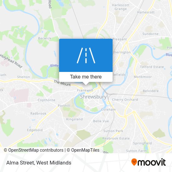 Alma Street map