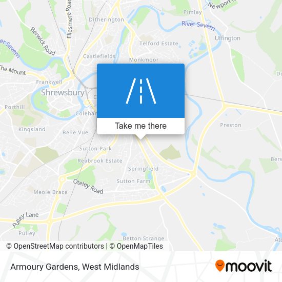 Armoury Gardens map