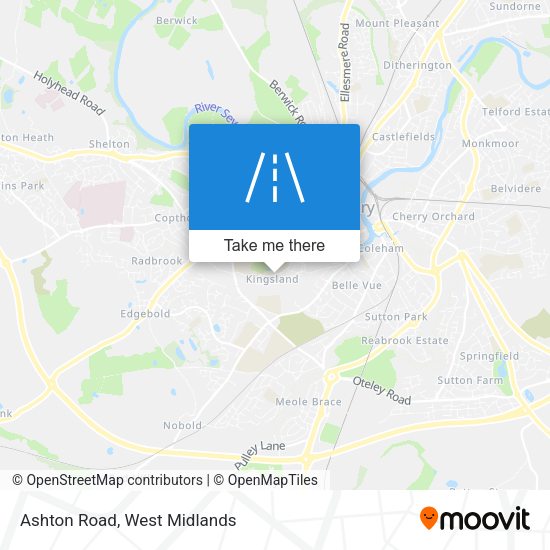 Ashton Road map