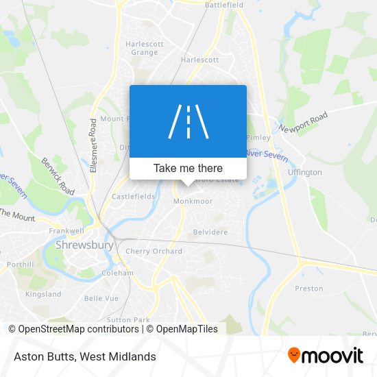 Aston Butts map