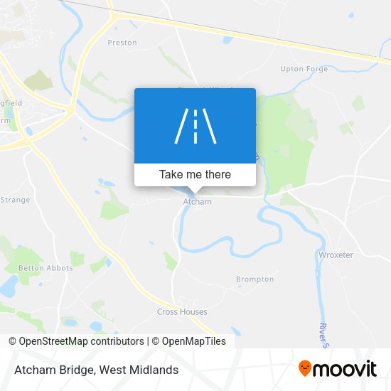 Atcham Bridge map