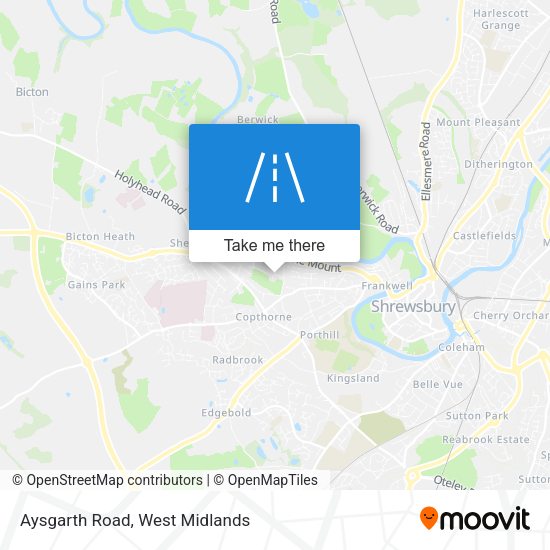 Aysgarth Road map